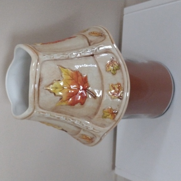 Vintage Yankee Candle Large Topper Gingerbread Candle Inc. Crackle Finish - Picture 1 of 5